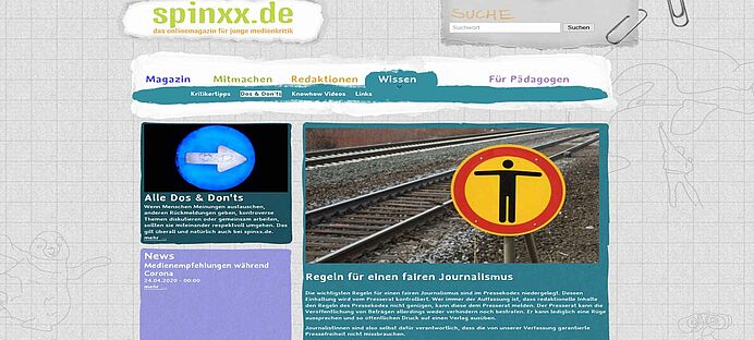 http://www.spinxx.de/wissen/dos-and-donts/alle/articles/regeln-fuer-einen-fairen-journalismus.html